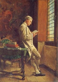 Jean-Louis Ernest Meissonier : The Reader in White